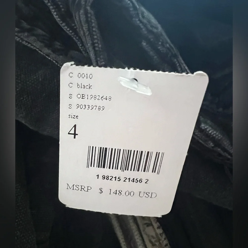 🌻🆕FREE PEOPLE We The Free Supersonic Slim Pants-BLACK COLOR-SIZE 2 & 4 - Picture 15 of 15